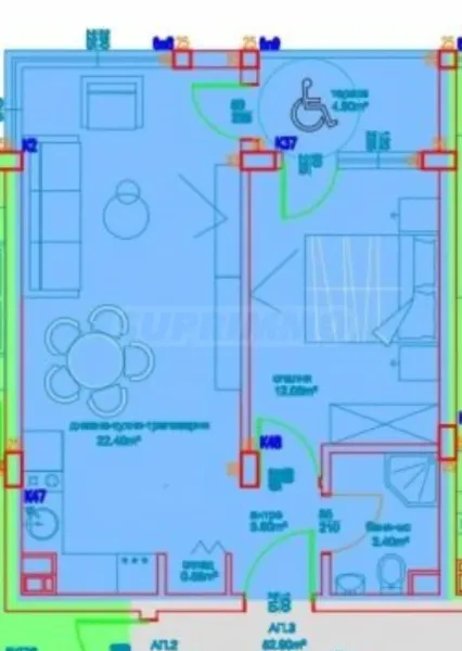 Spacious 2-Bedroom Apartment in Burgas, Bulgaria - Image 1