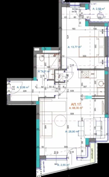 Spacious 2-Bedroom Apartment in Burgas New Building - Image 5