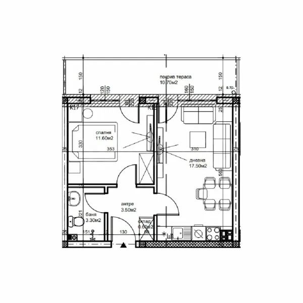 Spacious 2-Bedroom Apartment in New Plovdiv Complex - Image 1