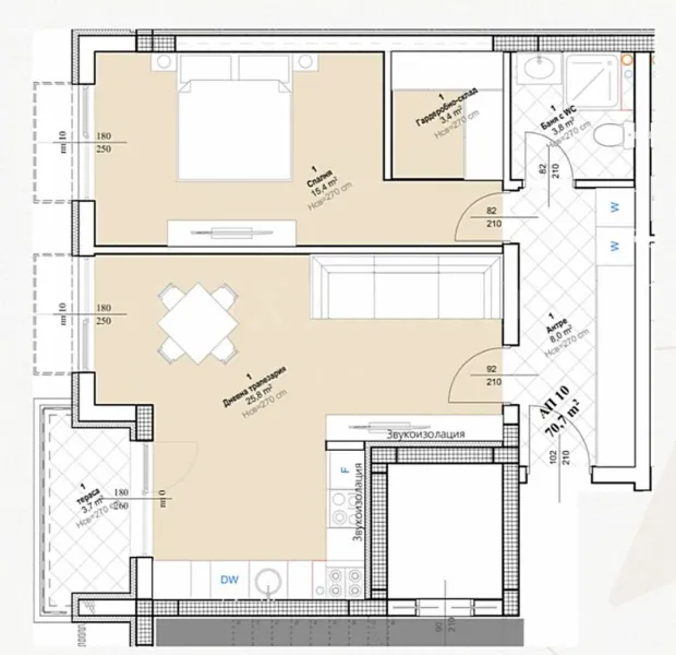 Spacious One-Bedroom Apartment in Luxury Plovdiv Complex - Image 2