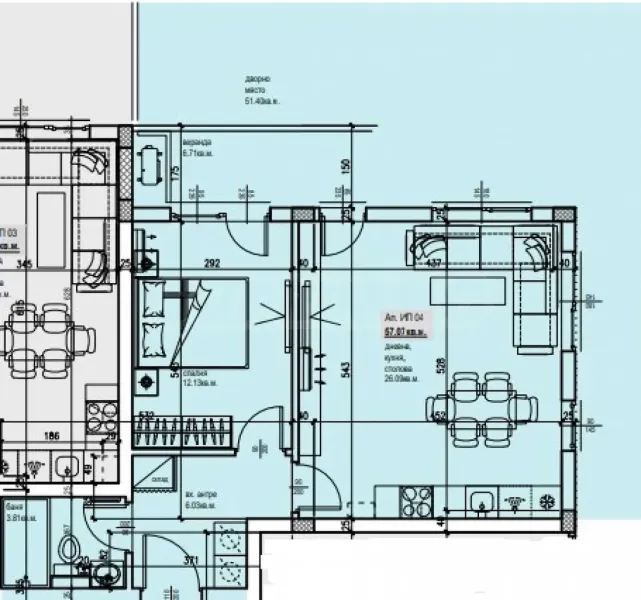 Modern 2-bedroom apartment in Plovdiv, Bulgaria, with a balcony and great location. - Image 1