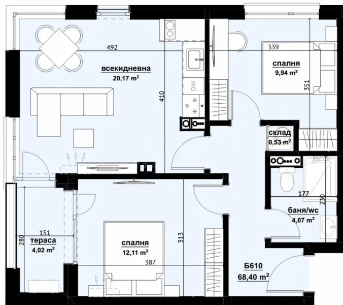 Spacious 3-Bedroom Apartment - New Complex, Burgas - Image 1