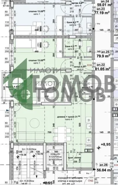 Spacious 3-Bedroom Apartment in Secure Stara Zagora Complex - Image 1