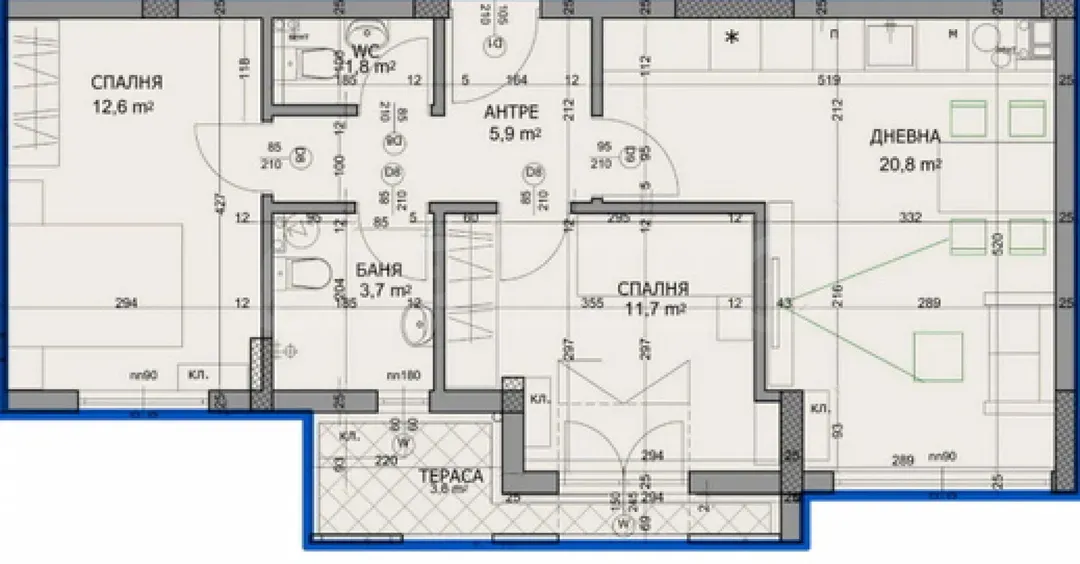 Spacious 3BR Apartment in Plovdiv's Heart - Image 5