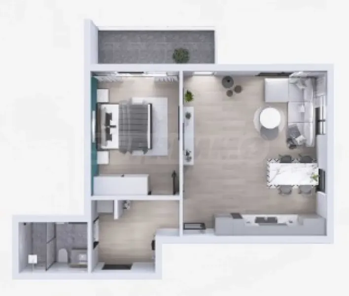 Modern 2-bedroom apartment in Plovdiv, Bulgaria, with a balcony and great location. - Image 5