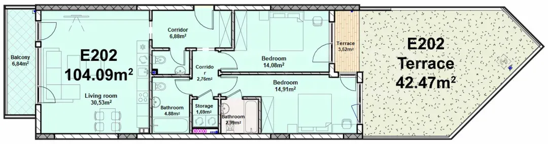 Spacious 2+1 Apartment - Sofia, New Complex - Image 4