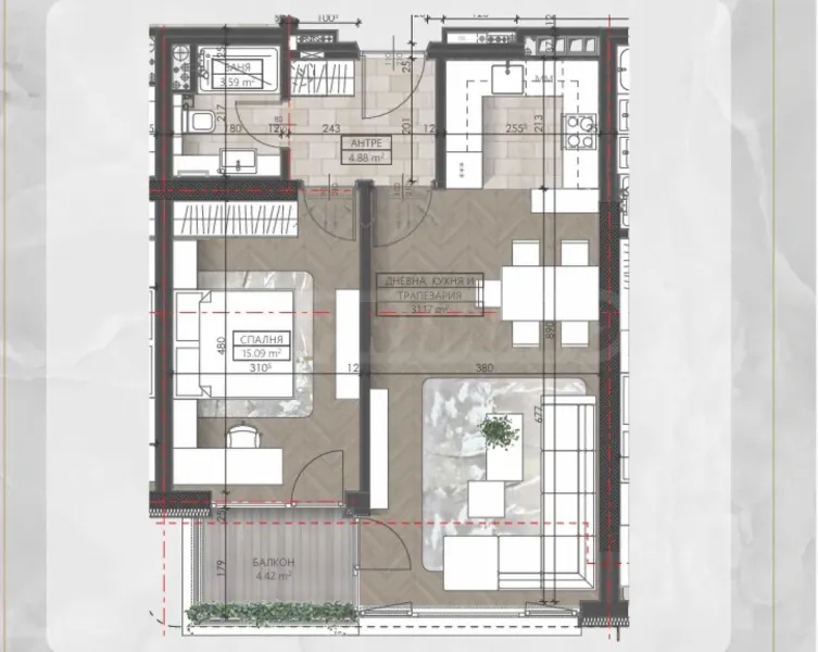 Synerga Premium: 14th Floor, Sofia View - Image 5