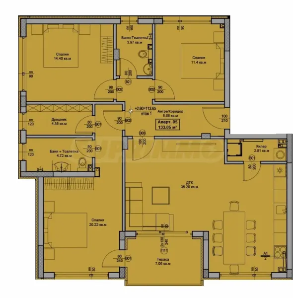 Spacious 3-Bedroom Apartment with Sea Views - Varna - Image 2