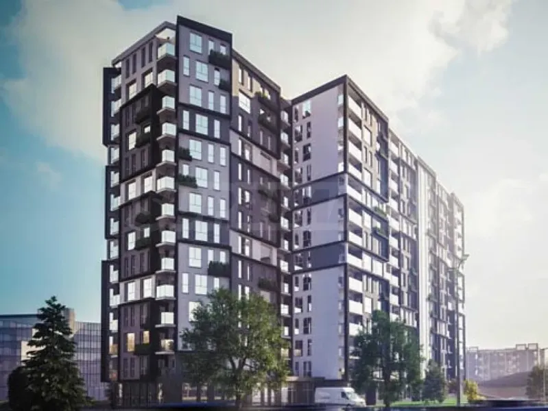 Spacious Studio with Panoramic Views in New Burgas Development - Image 1