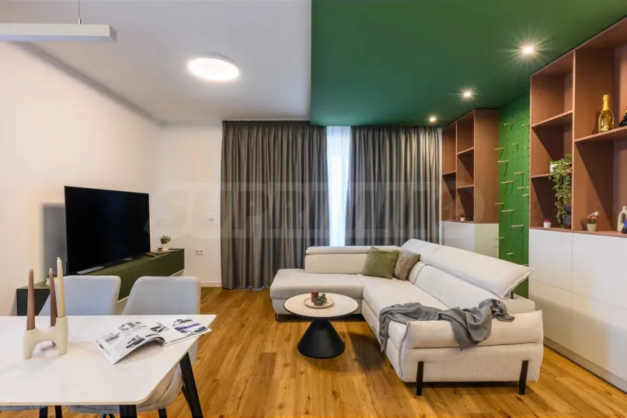 Spacious, Fully Furnished Apartment with Panoramic Terrace in Plovdiv - Image 1