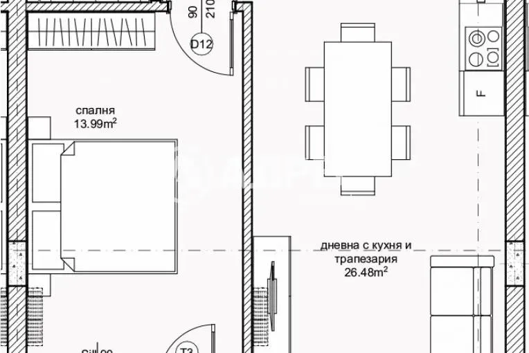 Bright Varna Apartment – Sunny 2-Bedroom in Vratshevo Quarter - Image 4