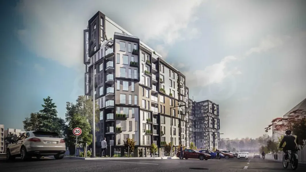 Spacious Studio with Panoramic Views in New Burgas Development - Image 5