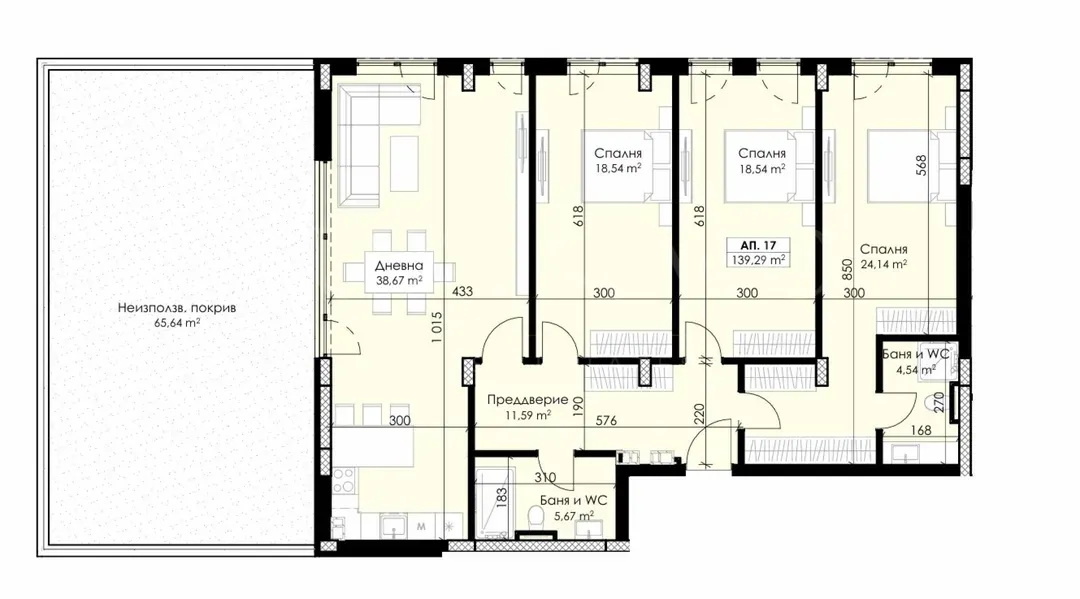 Spacious 3-Bedroom Apartment in New Boutique Complex, Plovdiv - Image 1