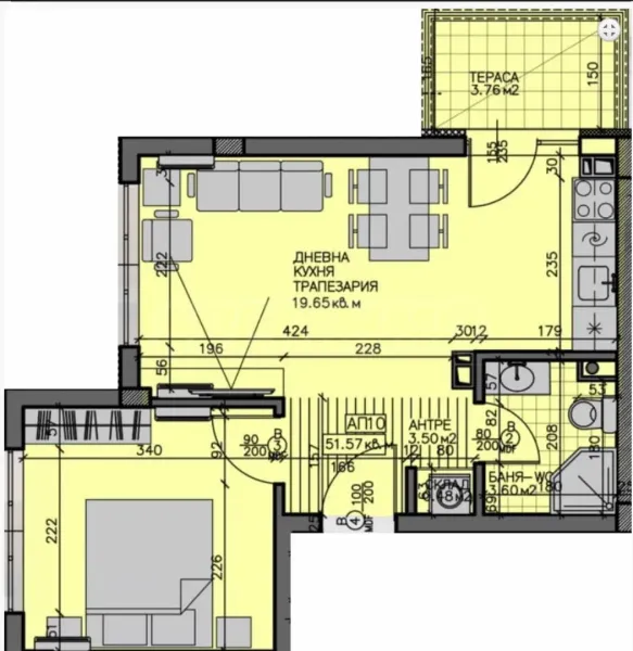 Bright 2-Bedroom Apartment - Burgas, Zornitsa Area - Image 3