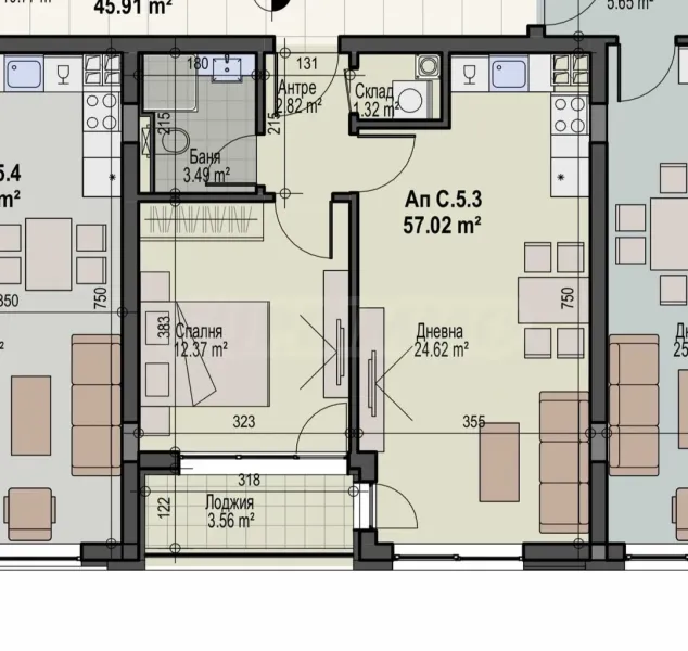 Modern 2-Bedroom Flat near Bulgaria Blvd. - Image 3