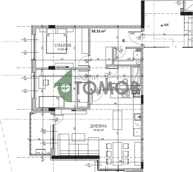 Spacious Three-Bedroom Apartment in Stara Zagora’s New Samara Area - Image 2