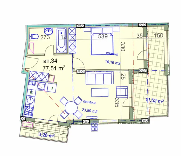 Panoramic 11th-Floor Apartment - Sofia, Bulgaria - Image 3
