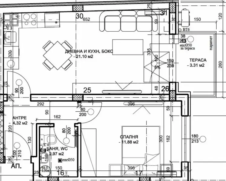Modern 1-Bedroom Apartment in Plovdiv City Center - Act 16 - Image 2