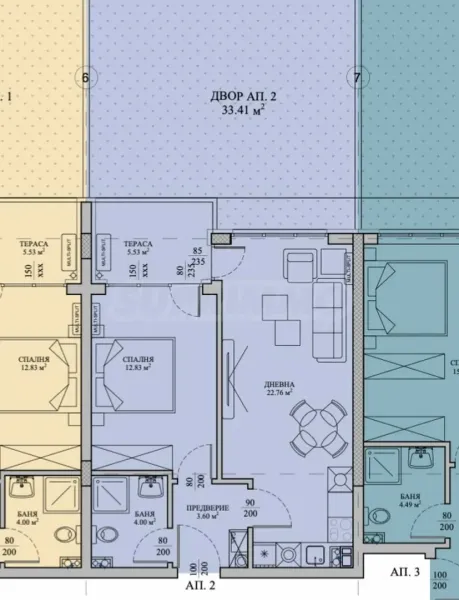 Modern Sofia Apartment with Private Courtyard - Image 1