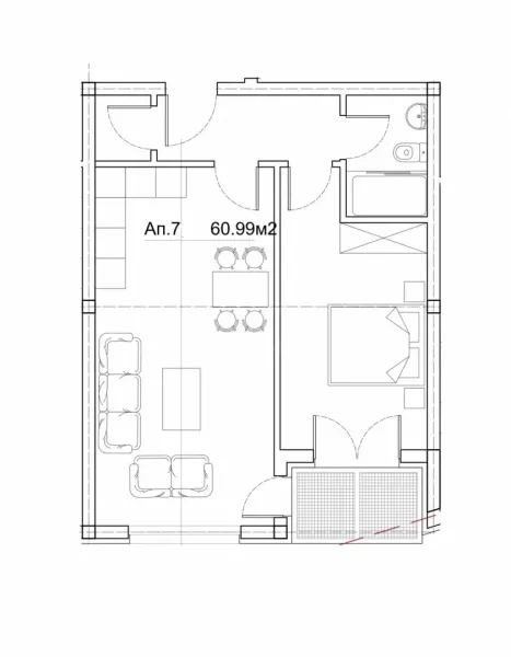 New Sofia Apartment - Modern, 69m2, 1 Bed, &ldquo;Orlandovci&rdquo; - Image 2