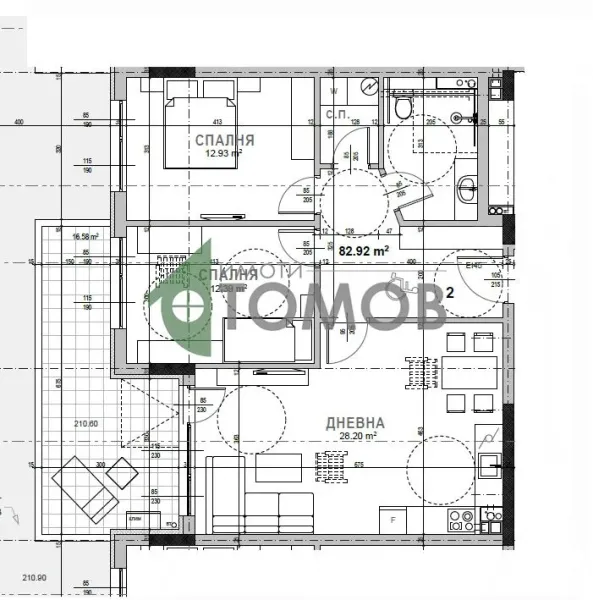 Spacious 3-Bedroom Apartment in Stara Zagora’s Samara 3 District - Image 2