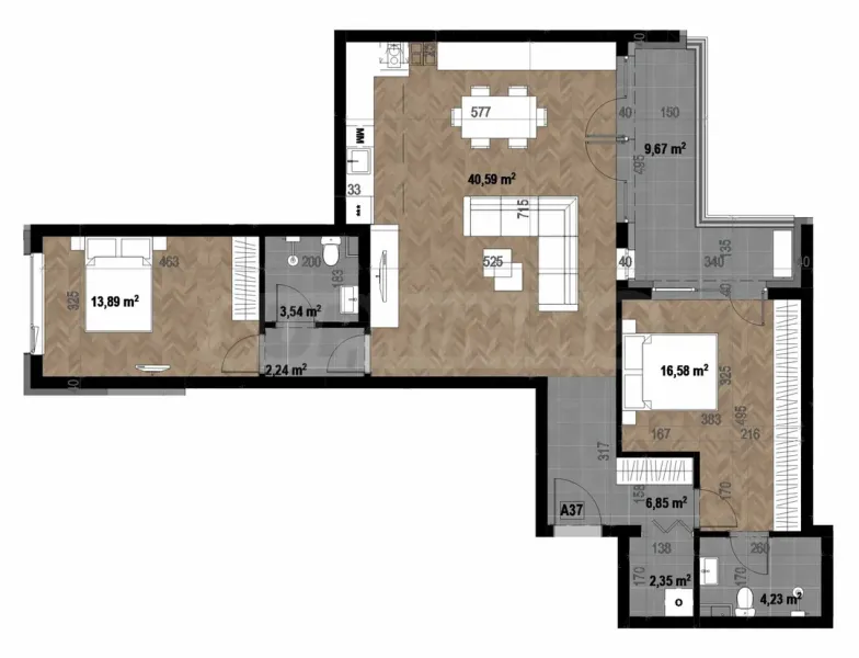 Spacious 3-Bedroom Apartment in Sofia City - Image 5