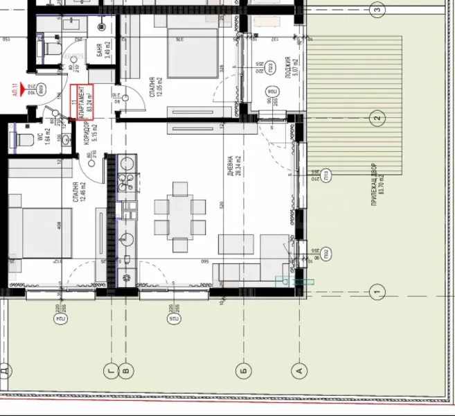 Spacious 3-Bedroom Apartment with Garden in Sofia - Image 2