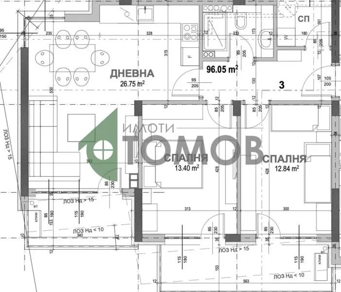 Spacious 3-Bedroom Apartment in New Samara 2, Stara Zagora - Image 3