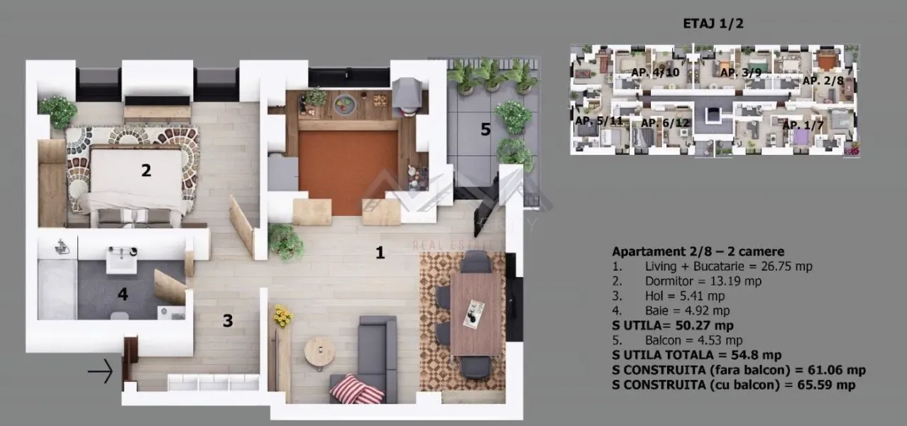 Spacious 2-Bedroom Apartment in Central Otopeni, Romania - Image 4