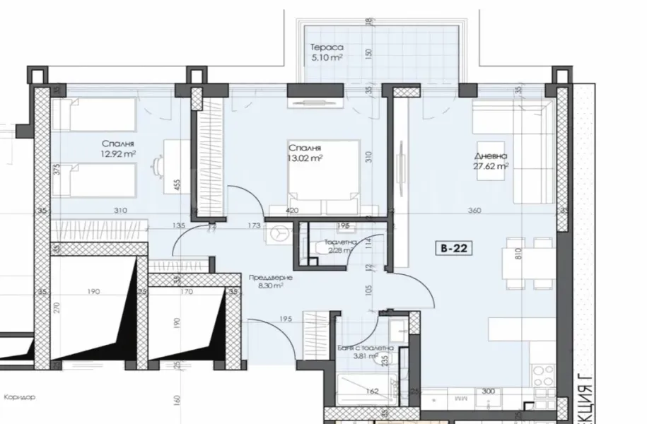 Spacious 2-Bedroom Apartment in Modern Plovdiv Complex - Image 2