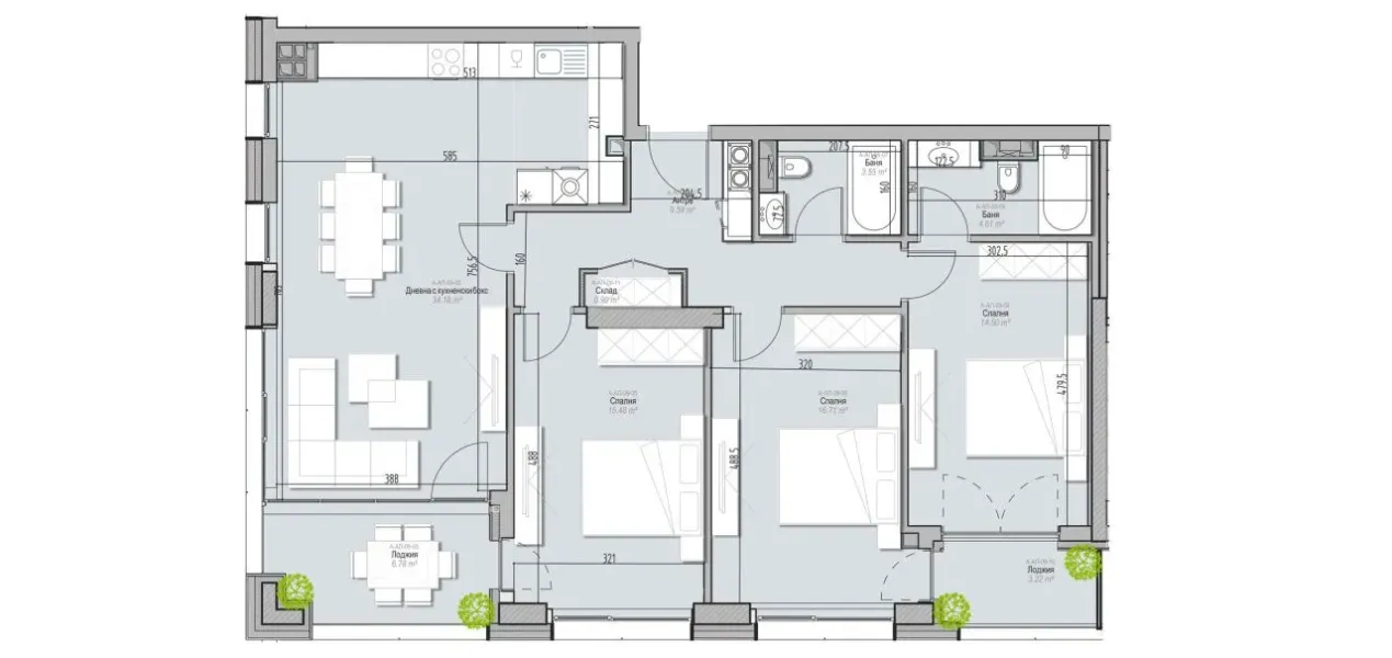 Spacious 3-Bedroom Apartment Near Paradise Mall, Sofia, Bulgaria - Image 4