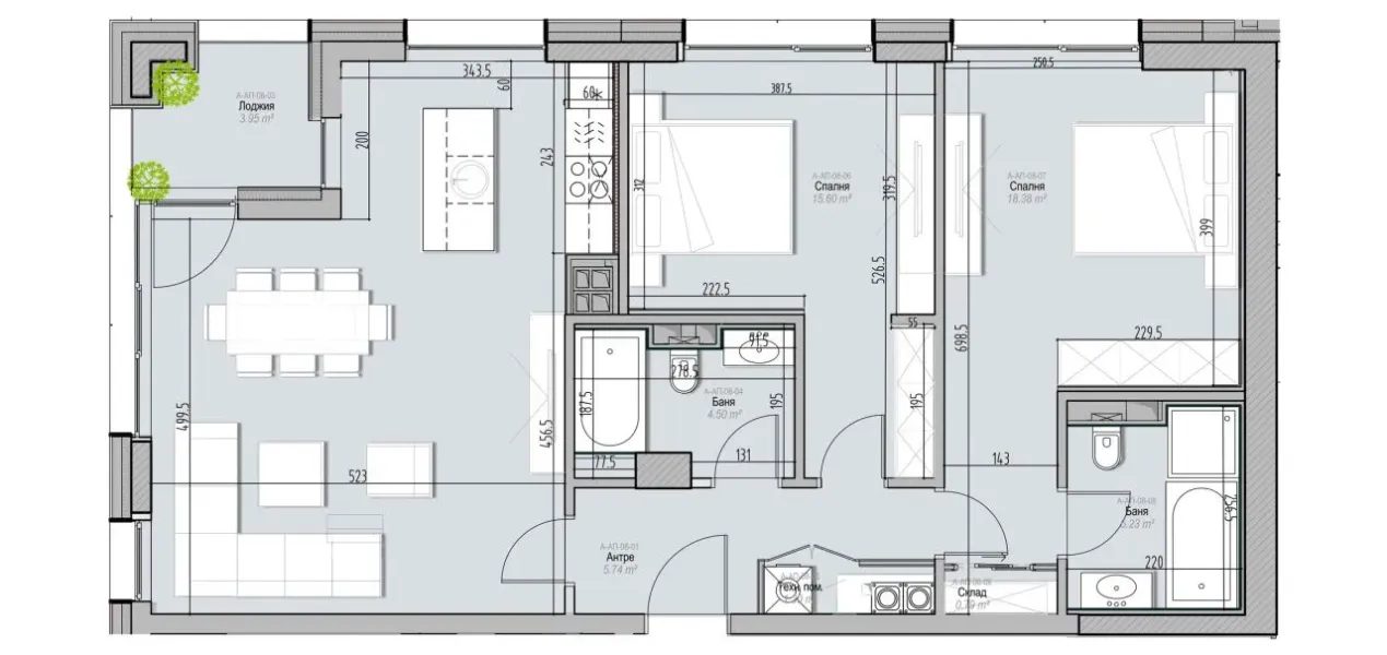 Spacious 2-Bedroom Apartment Near Paradise Mall, Sofia, Bulgaria - Image 2