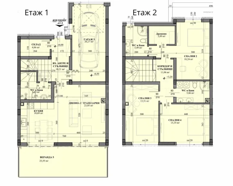 Spacious 3-Bed House in New Markovo Complex - Image 4