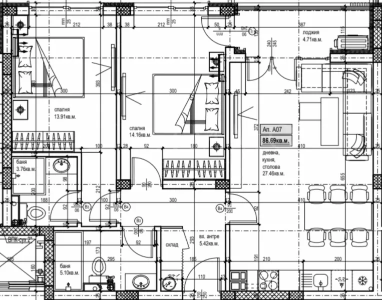 Spacious 2-Bed Apartment in Plovdiv’s Hristo Smirnenski - Image 3