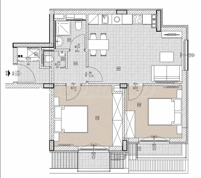 Spacious 3-Bedroom Apartment Near South Park, Sofia - Image 4