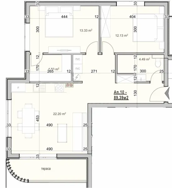 Spacious Two-Bedroom Apartment with Sea Views in Varna’s Galata - Image 1