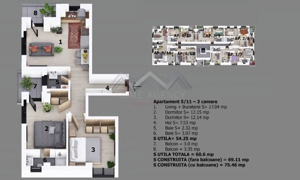 Spacious 3-Bedroom Apartment in Central Otopeni - New Development - Image 2