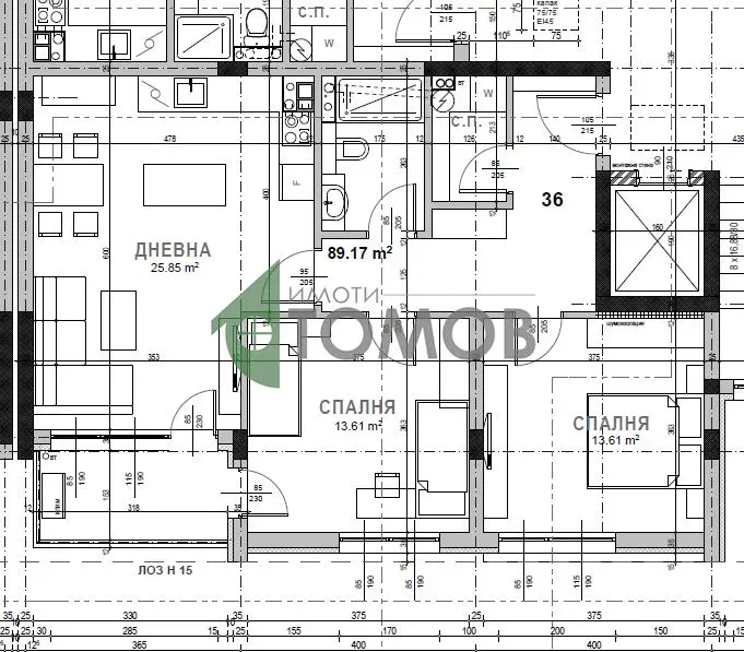 Spacious Three-Bedroom Apartment in Samara 3, Stara Zagora - Image 3