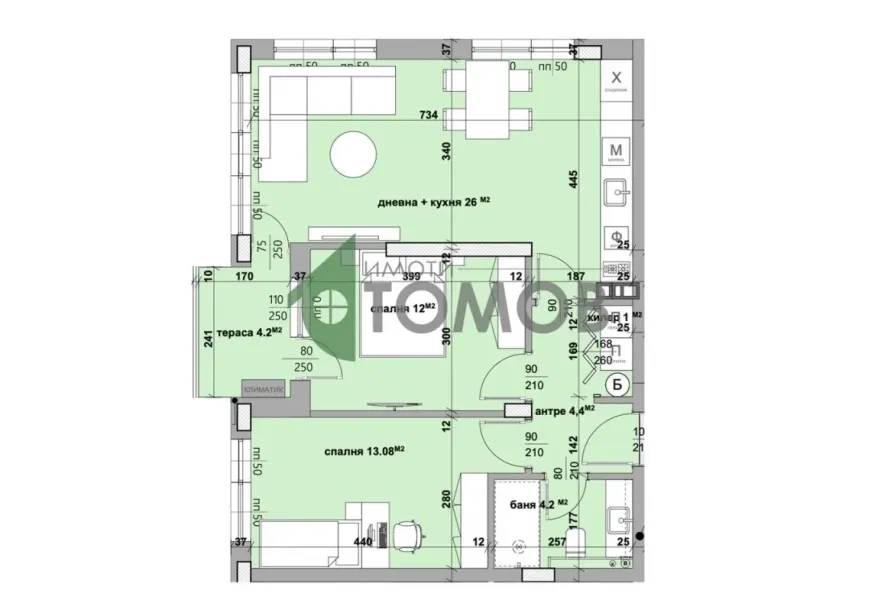 Spacious 3-Bedroom Apartment in Stara Zagora, Bulgaria - Image 2