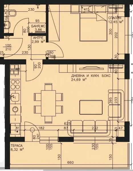 Stylish One-Bedroom Apartment in Gated Complex, Plovdiv - Image 5