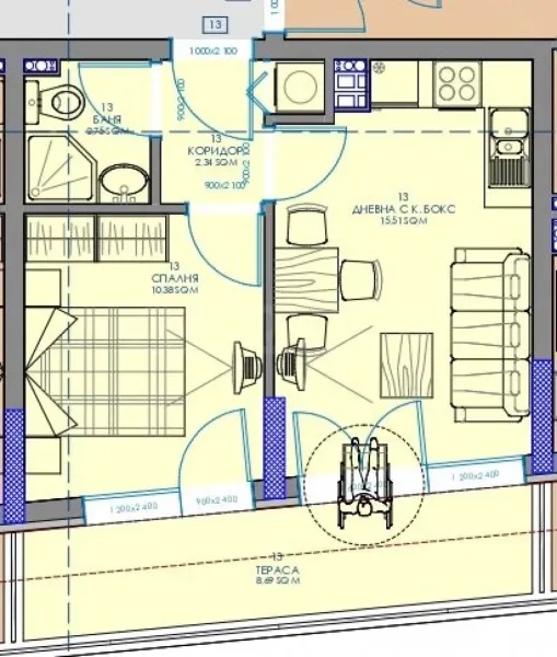 Modern 2-Bedroom Apartment in Sofia’s New Build - Image 3