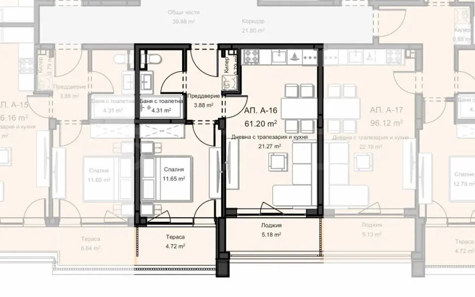 Modern 2-Bedroom Apartment in Plovdiv, BG - Image 5