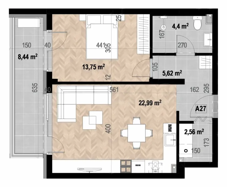 Modern 2-Bedroom Apartment in Sofia City - Image 4