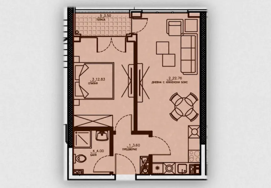 Spacious One-Bedroom Apartment in Malinova Dolina - New Building - Image 2