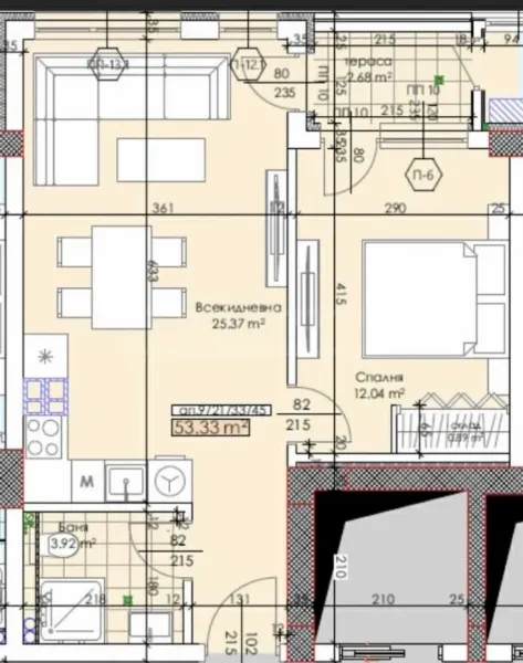 Spacious 2-Bedroom Apartment with Parking in Plovdiv - Image 2