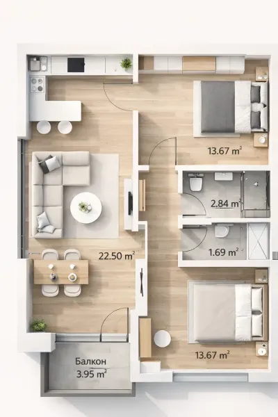 Spacious One-Bedroom Apartment Near Opalchenska Metro – Sofia Investment - Image 3