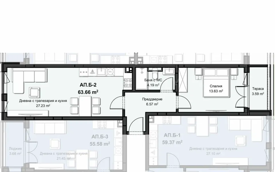 Modern One-Bedroom Apartment in Plovdiv's Hristo Smirnenski - Image 5