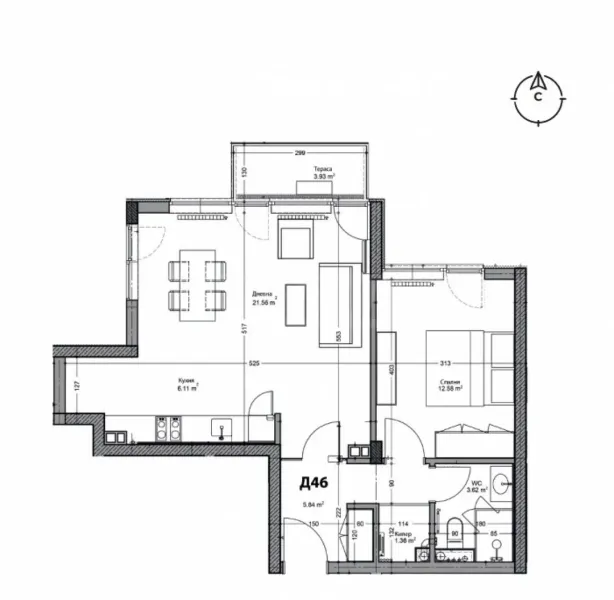 Spacious 2-Bedroom Apartment in Plovdiv Complex - Image 3