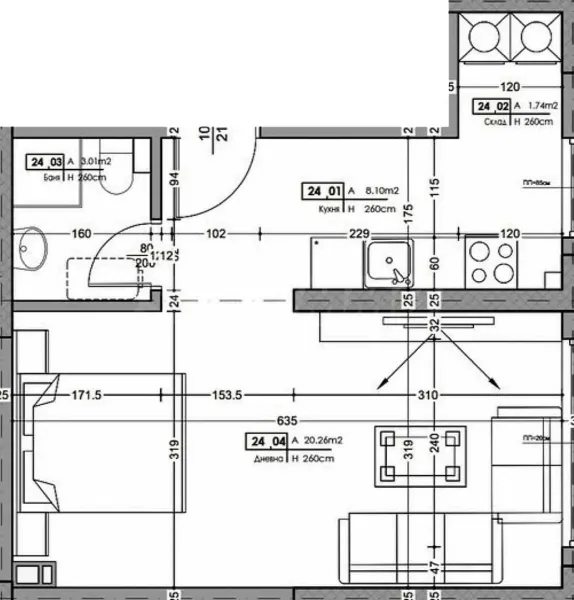 Spacious Studio in New Plovdiv Complex by the Maritsa River - Image 3