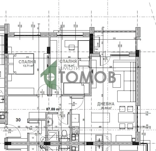 Spacious 3-Bedroom Apartment in New Samara 3, Stara Zagora - Image 1